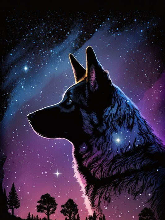 Dog German Shepherd | Diamond Painting