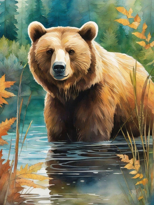 Brown Bear | Diamond Painting