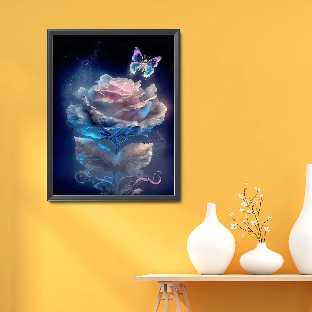 Butterfly Rose | Diamond Painting