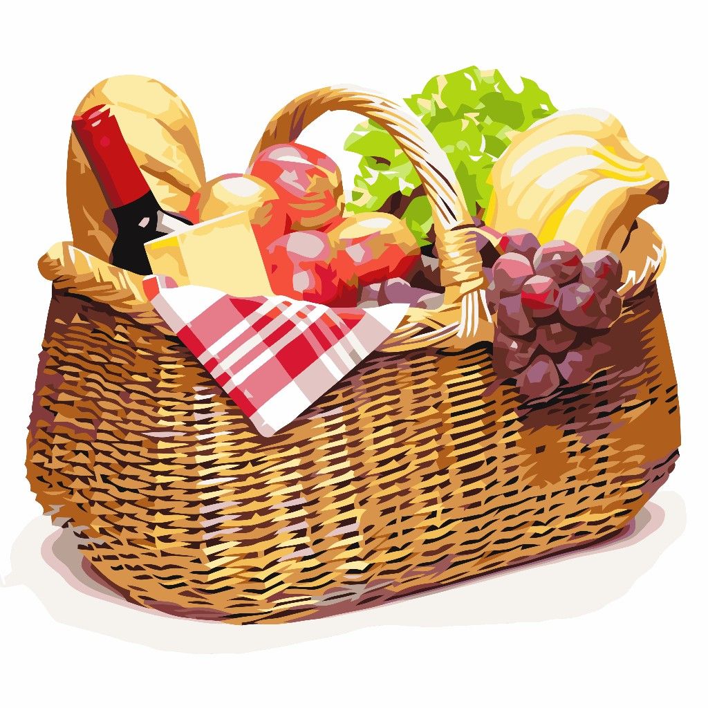 Basket Picnic | Diamond Painting