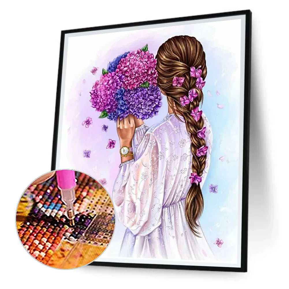 Beautiful Girl | Diamond Painting