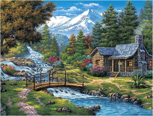 Forest Cabin | Diamond Painting