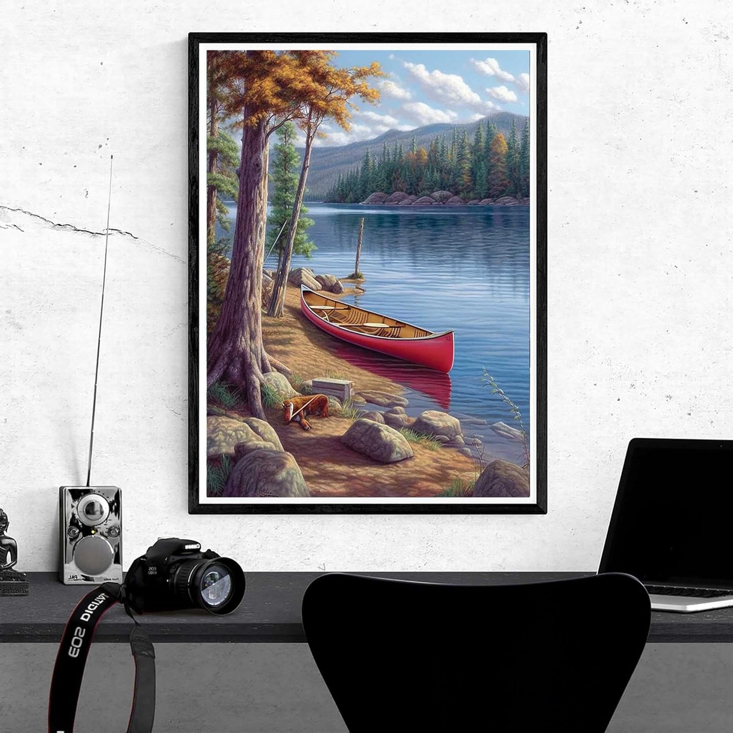 Boat On The Lake | Diamond Painting