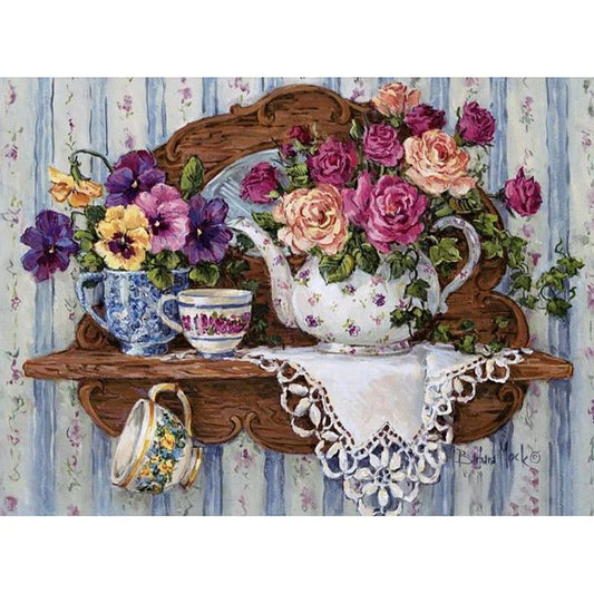 Cups Flower | Diamond Painting