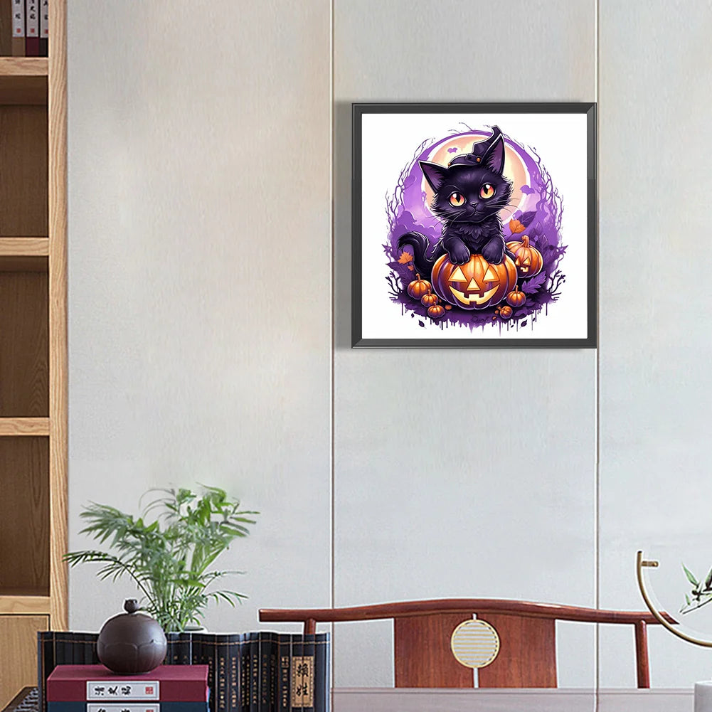 Halloween Black Cat | Diamond Painting