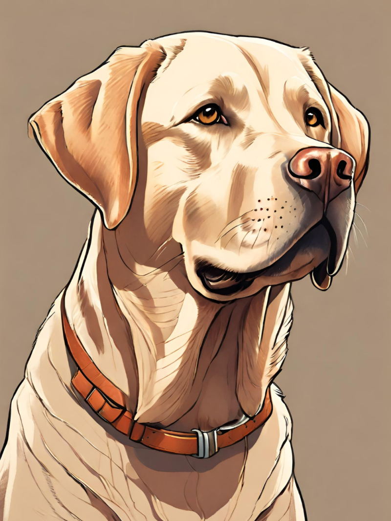 Yellow Labrador Dog | Diamond Painting