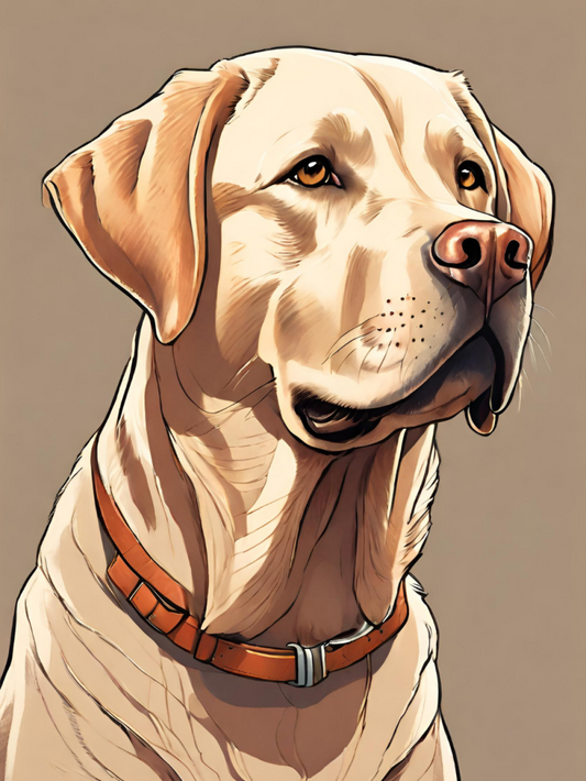 Yellow Labrador Dog | Diamond Painting