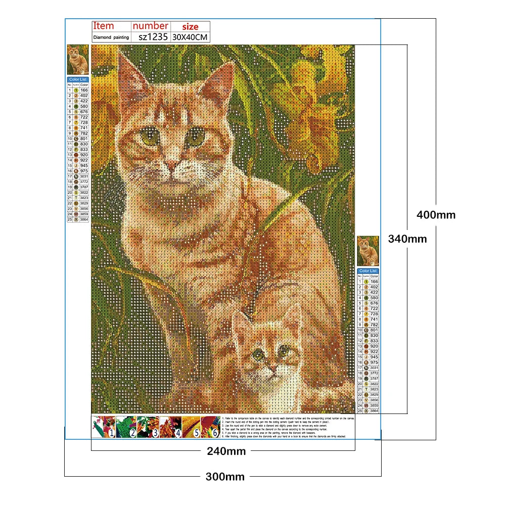 Cat | Diamond Painting