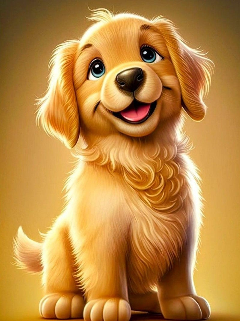 Golden Retriever Dog | Diamond Painting