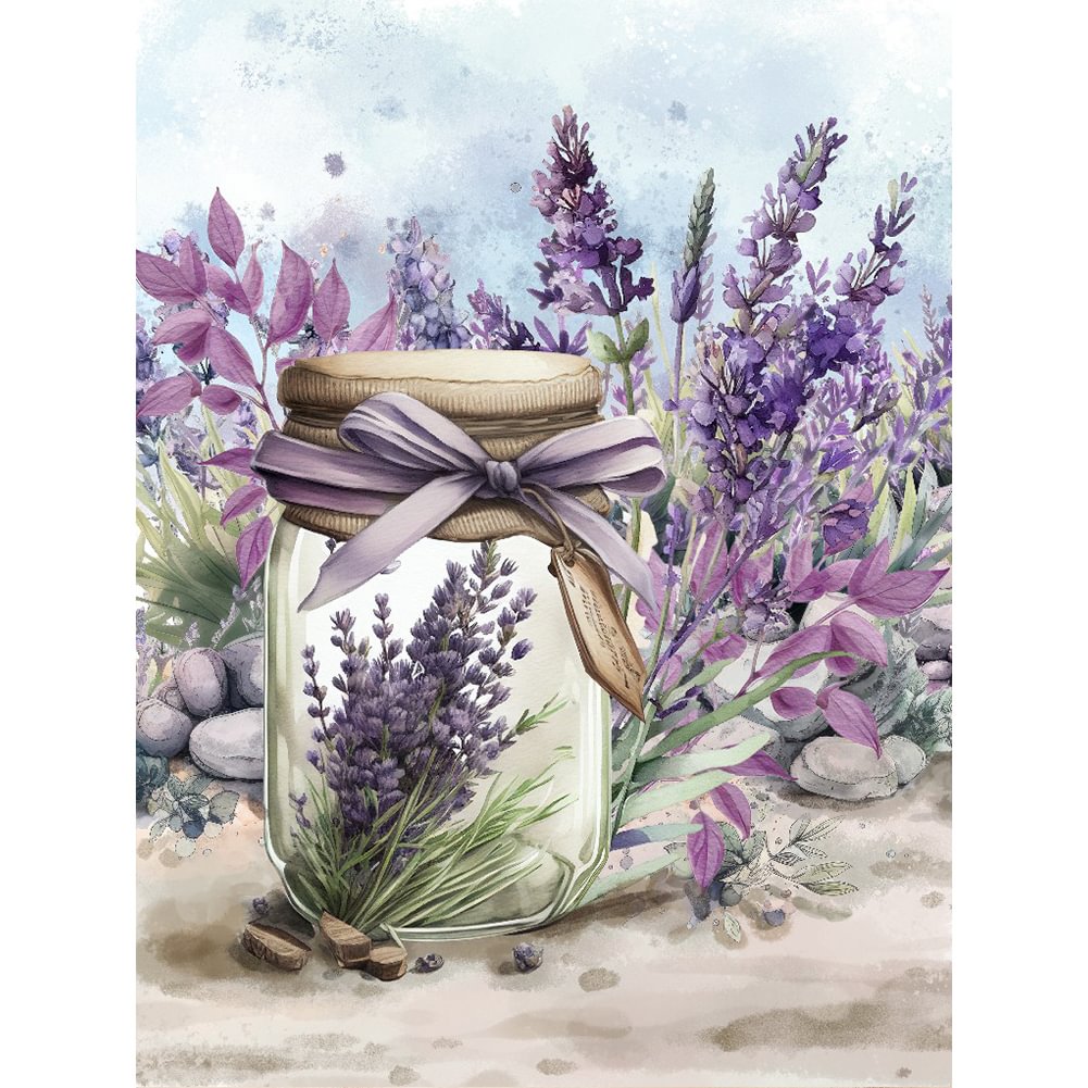 Flower Lavender | Diamond Painting