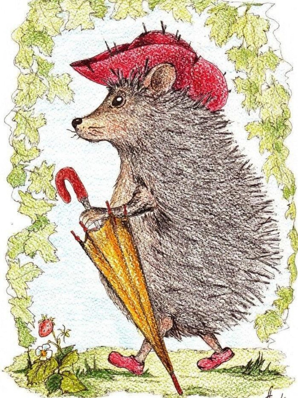 Hedgehog | Diamond Painting