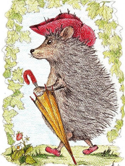 Hedgehog | Diamond Painting