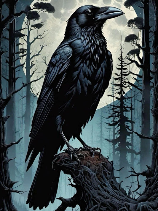 Crow | Diamond Painting