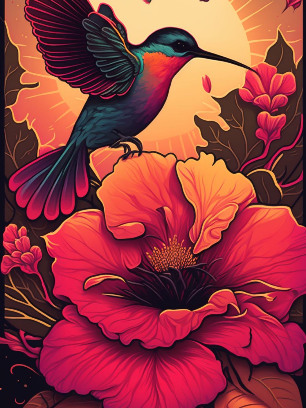 Hummingbird | Diamond Painting