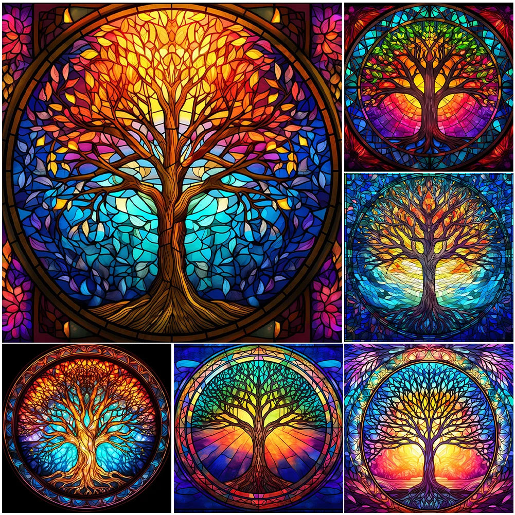 Trees Flower | Diamond Painting