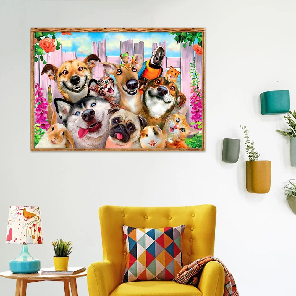 Happy Dogs | Diamond Painting