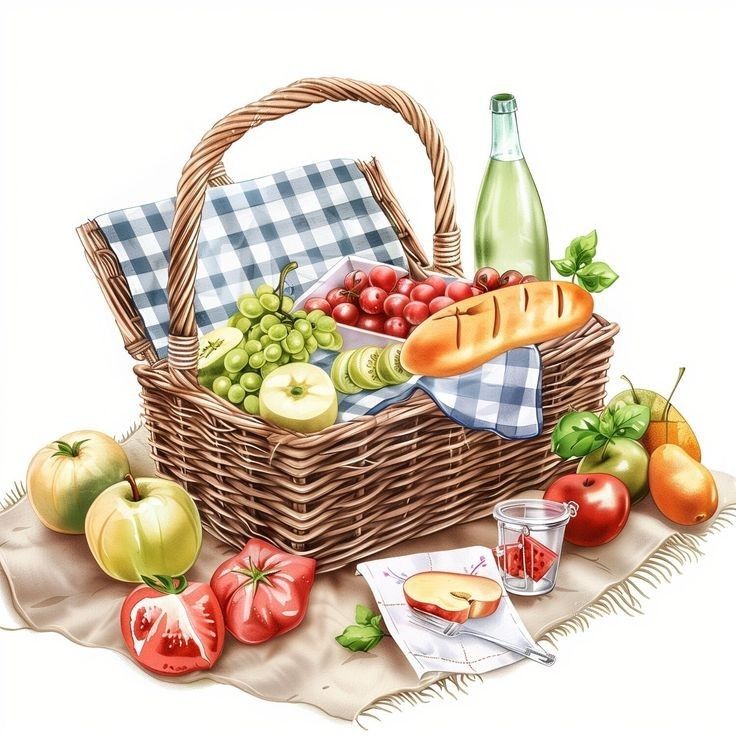 Basket Picnic | Diamond Painting
