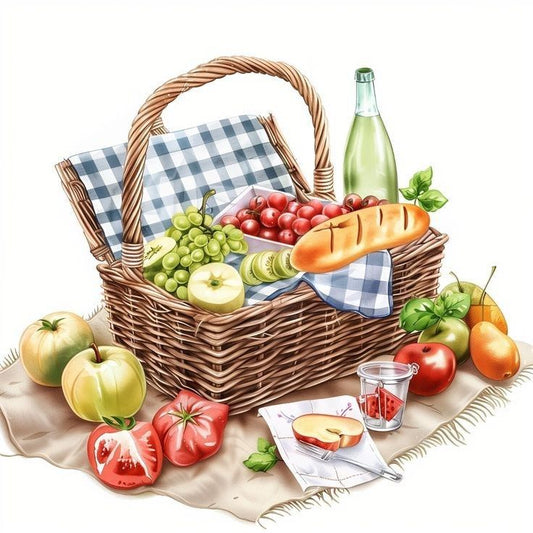 Basket Picnic | Diamond Painting