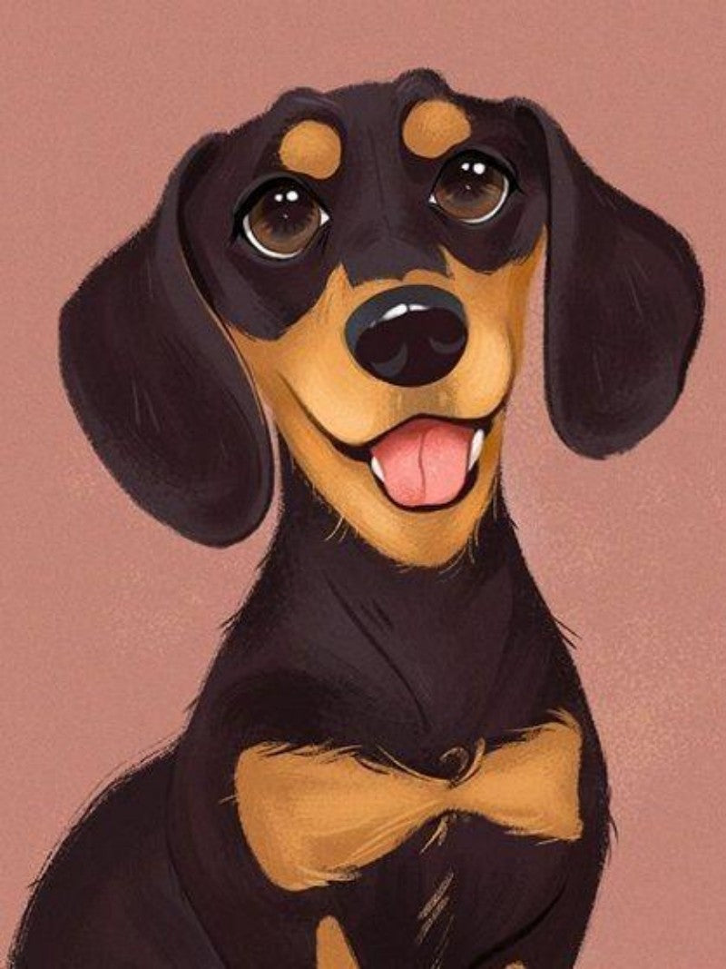 Dachshund Dog | Diamond Painting