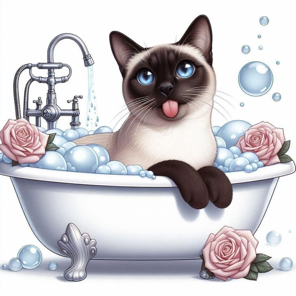 Siamese Cat | Diamond Painting