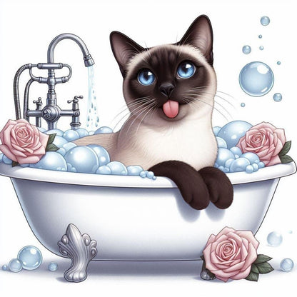 Siamese Cat | Diamond Painting