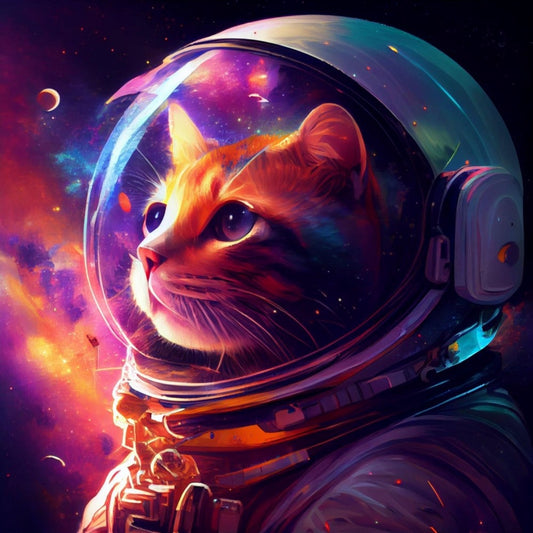 Cats in Space | Diamond Painting