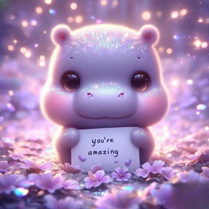 Hippo | Diamond Painting