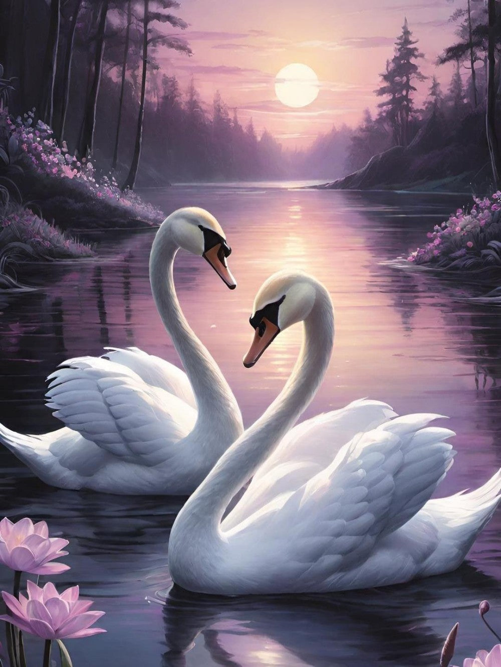 Swan | Diamond Painting