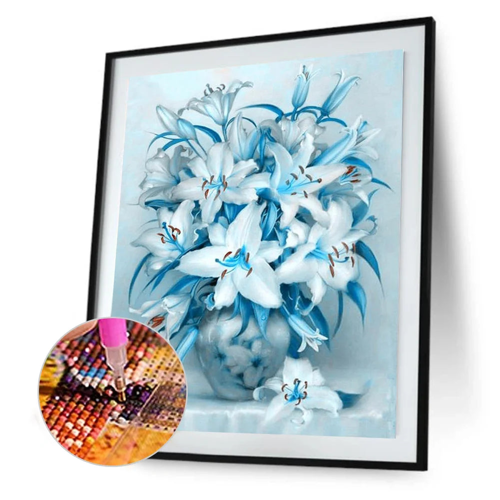 Blue Flower | Diamond Painting