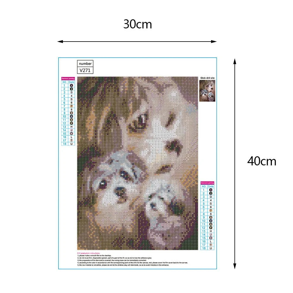 Cute Dog Shih Tzu | Diamond Painting