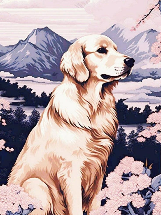 Golden Retriever Dog | Diamond Painting