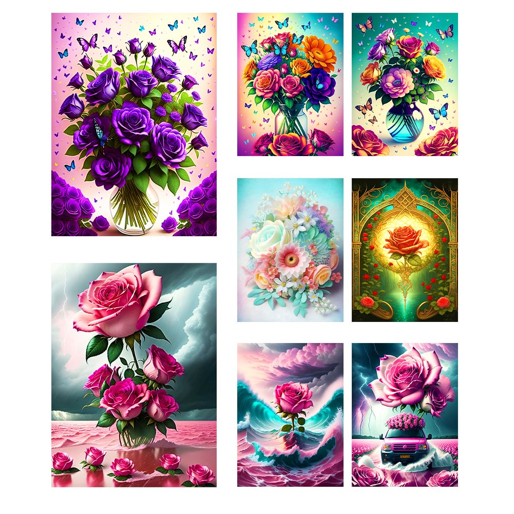 Pretty Flower | Diamond Painting