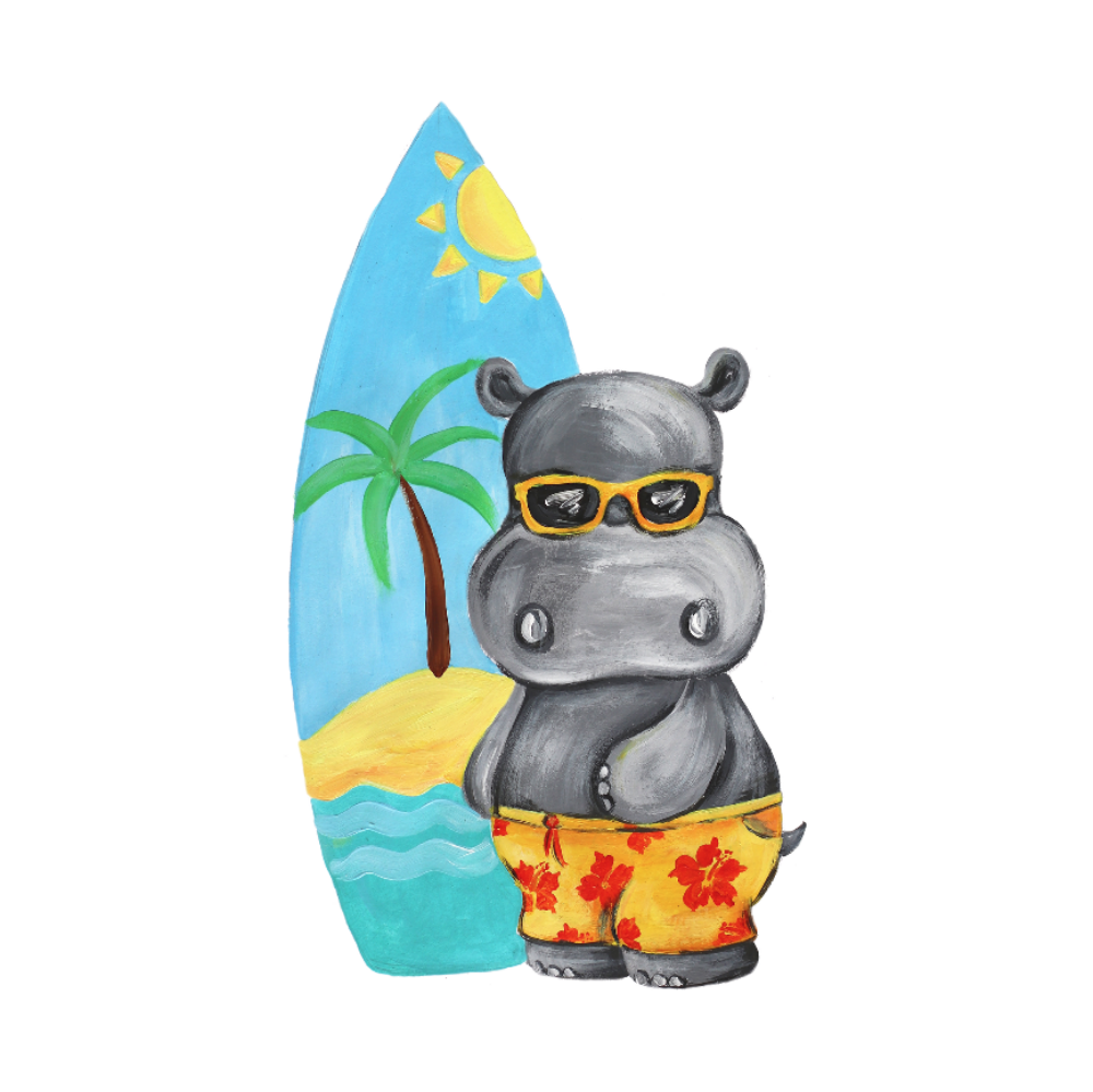 Hippo | Diamond Painting