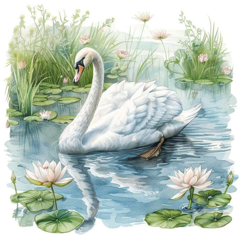 Swan | Diamond Painting