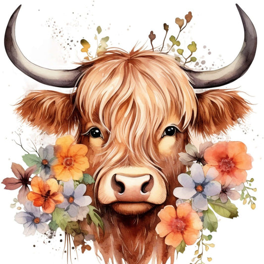 Highland Cow | Diamond Painting