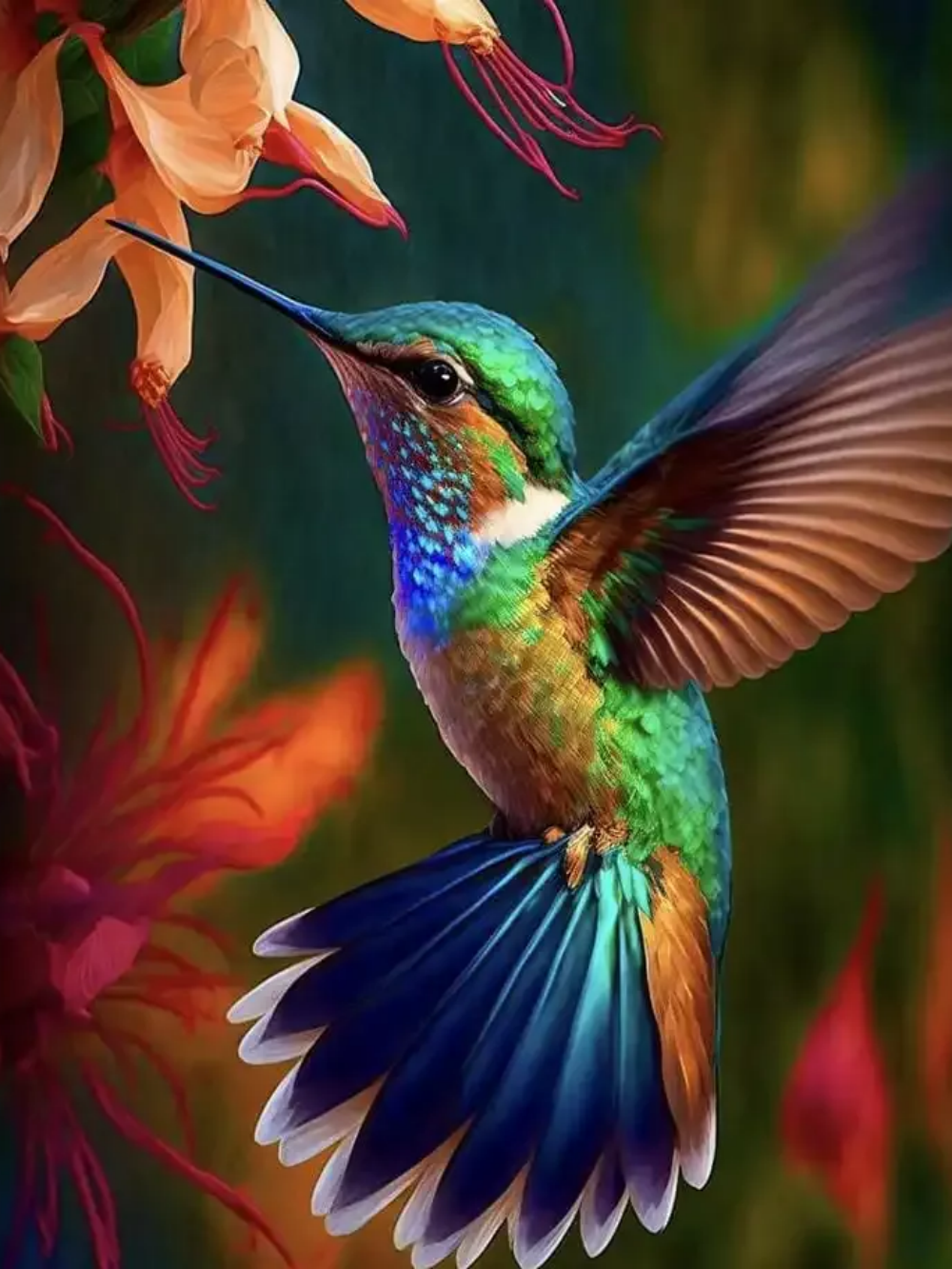 Hummingbird | Diamond Painting