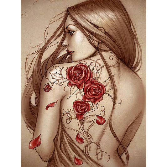 Beautiful Girl | Cross Stitch Embroidery