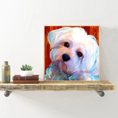 White Dog Shih Tzu | Diamond Painting