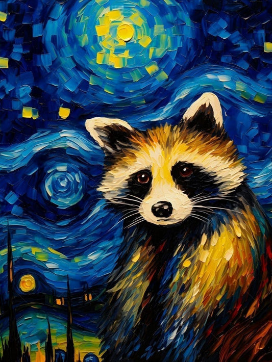 Raccoon | Diamond Painting