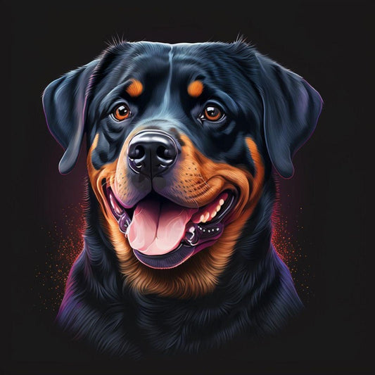 Rottweiler Dog | Diamond Painting