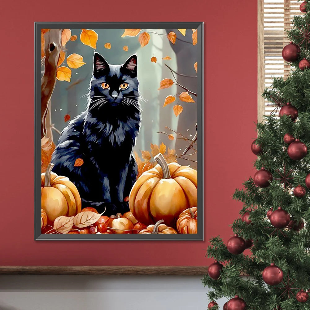 Halloween Black Cat | Diamond Painting