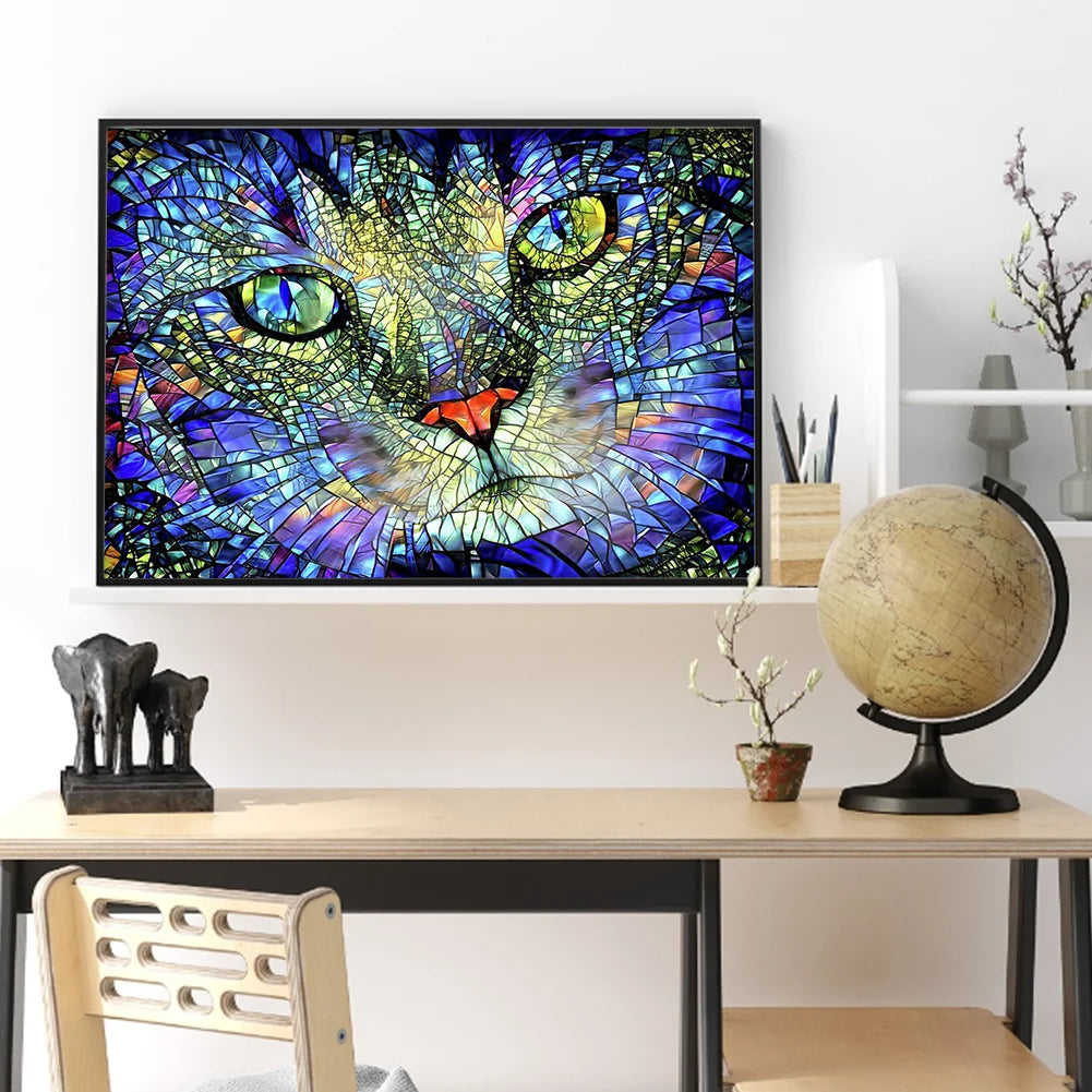 Colorful Cat | Diamond Painting