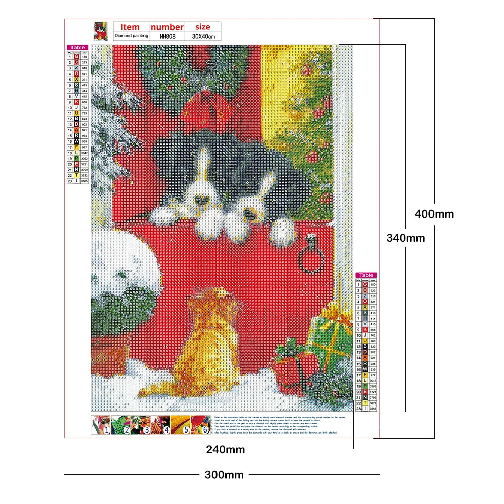 Christmas Dog | Diamond Painting