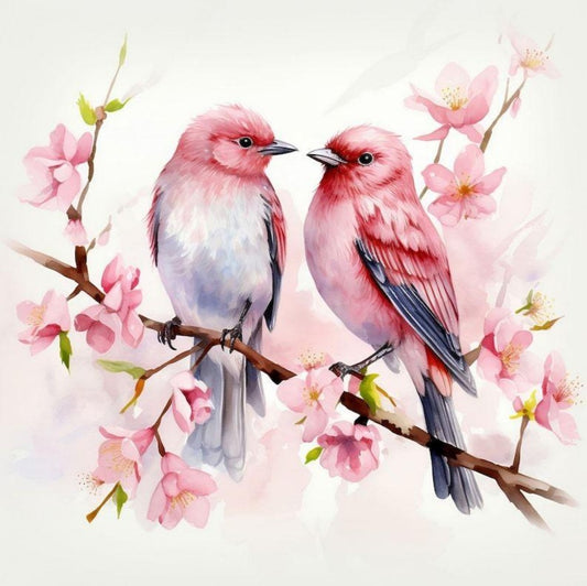 Birds and Flowers | Diamond Painting