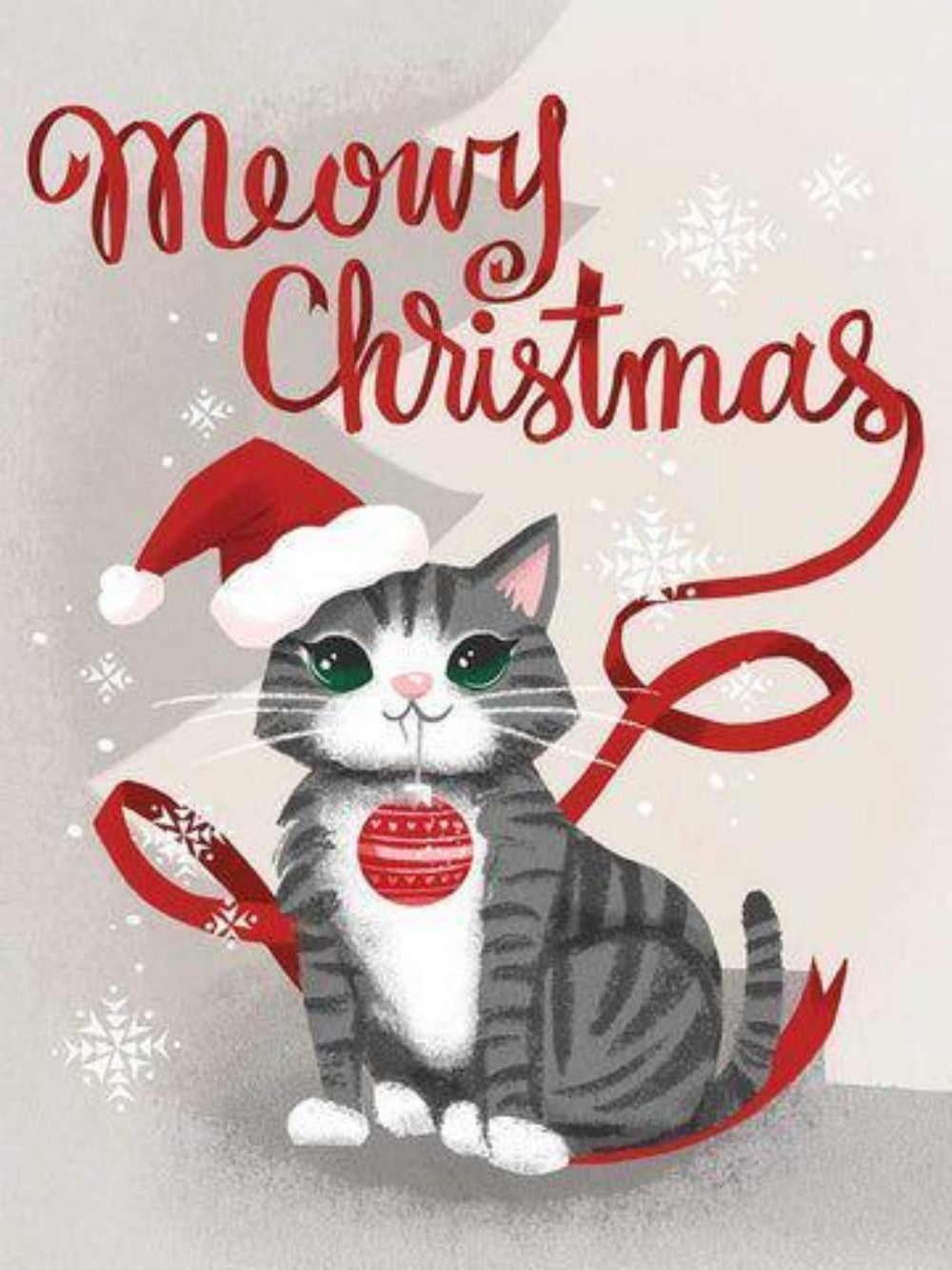 Christmas cat | Diamond Painting