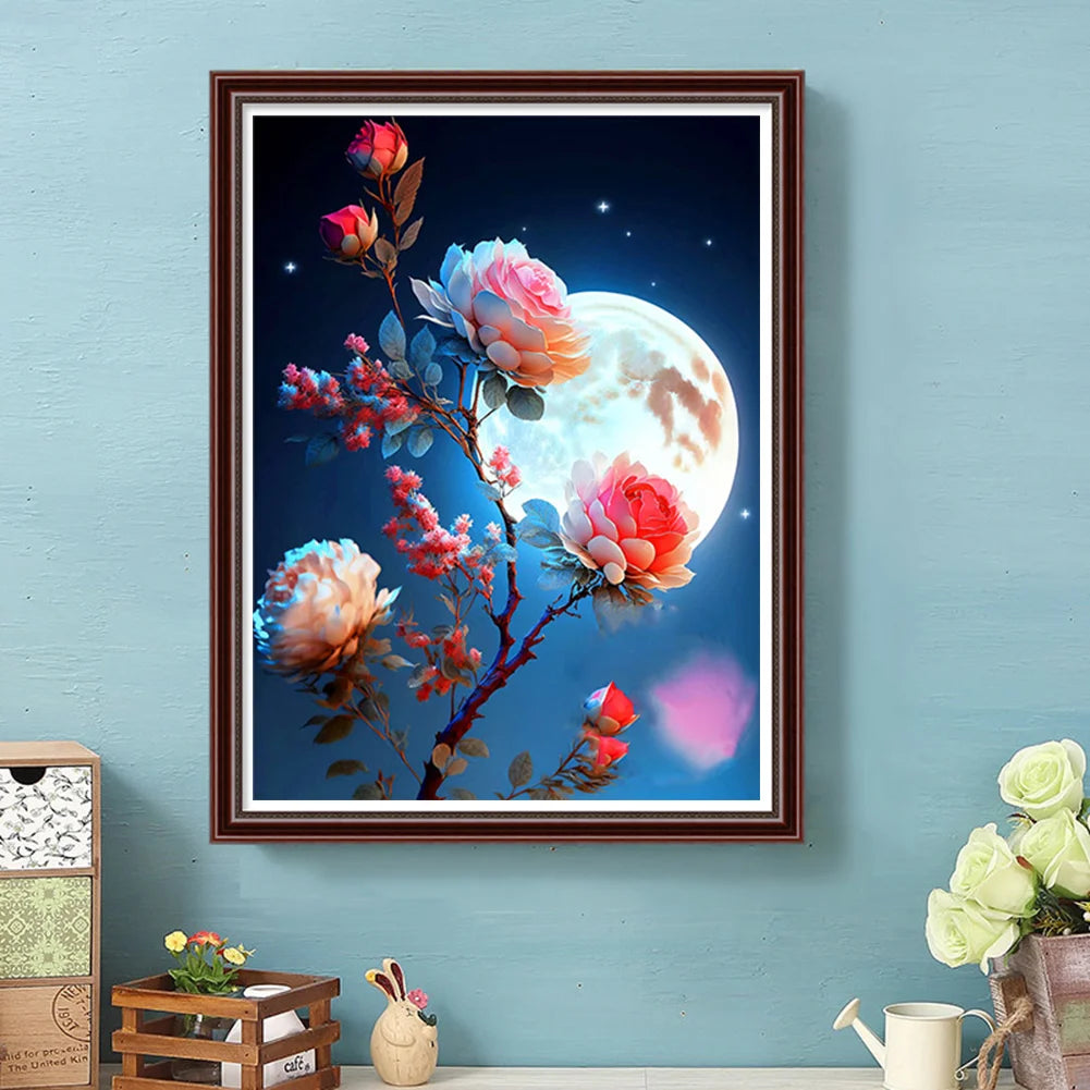 Flower Moon | Diamond Painting