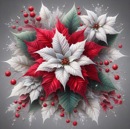 Poinsettia | Diamond Painting