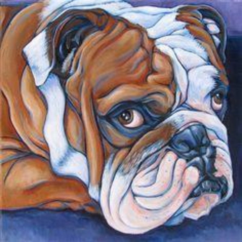 Dog English Bulldog | Diamond Painting