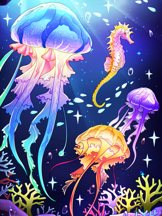 Jellyfish | Diamond Painting
