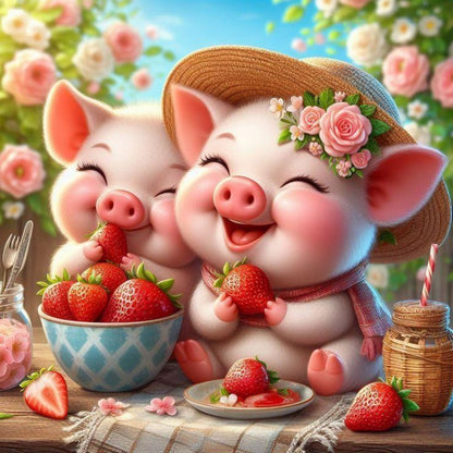 Pig | Diamond Painting